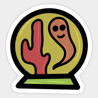 Ghost Globe #1b Sticker